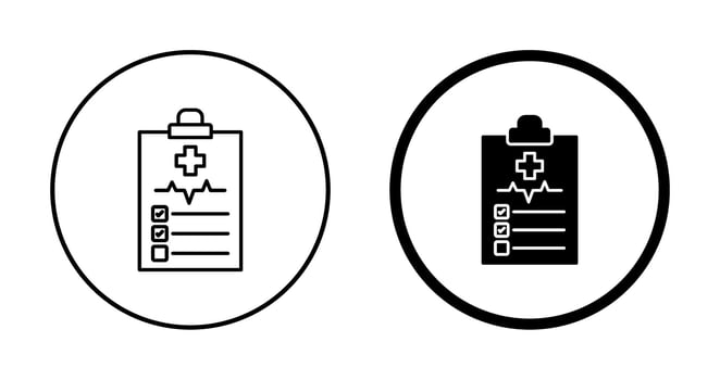 Medical History Vector Icon