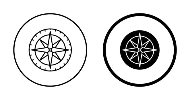 Compass Vector Icon