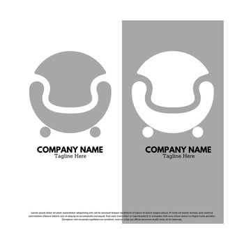 Furniture logo design vector illustration
