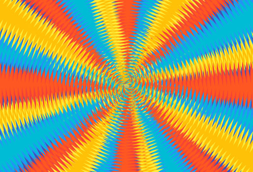 Abstract psychedelic spining retro burst background vector