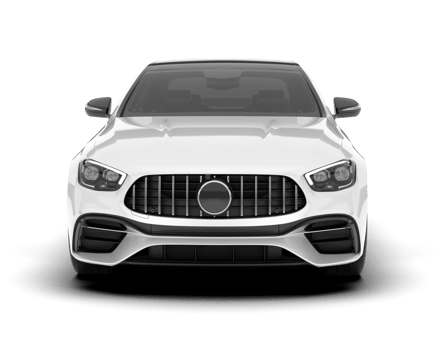 White city car isolated on transparent background. 3d rendering - illustration png