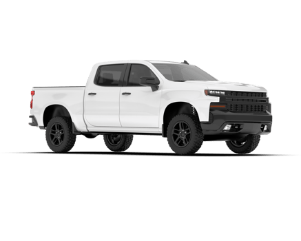 White pickup truck isolated on transparent background. 3d rendering - illustration png