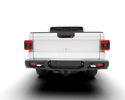 White pickup truck isolated on transparent background. 3d rendering - illustration png