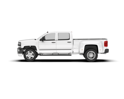 White pickup truck isolated on transparent background. 3d rendering - illustration png