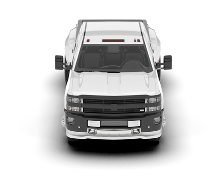White pickup truck isolated on transparent background. 3d rendering - illustration png