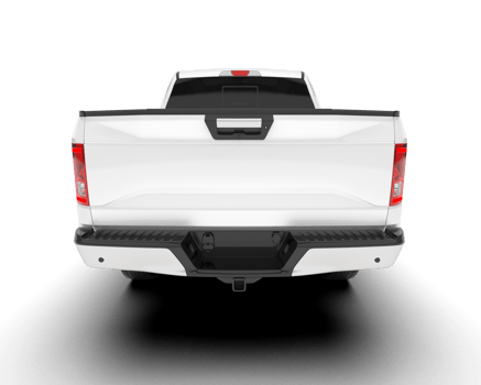 White pickup truck isolated on transparent background. 3d rendering - illustration png