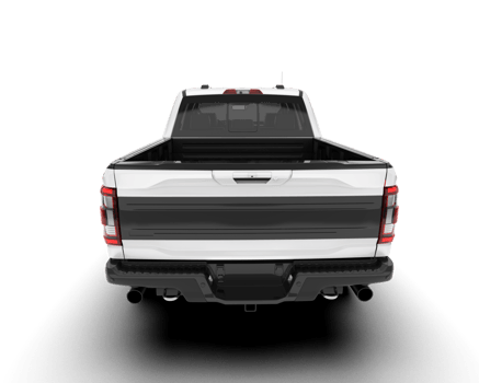White pickup truck isolated on transparent background. 3d rendering - illustration png