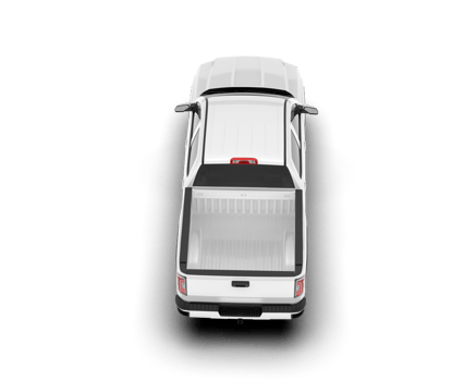 White pickup truck isolated on transparent background. 3d rendering - illustration png