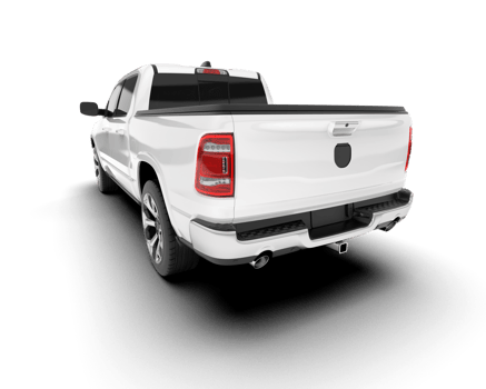 White pickup truck isolated on transparent background. 3d rendering - illustration png