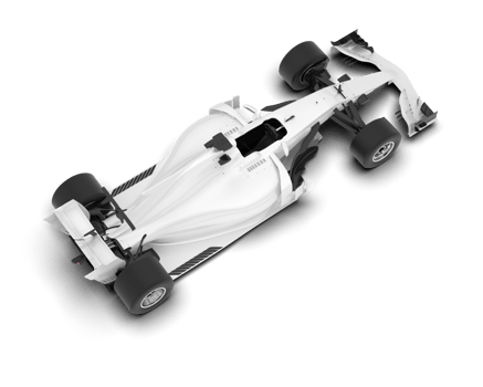 White sport car isolated on transparent background. 3d rendering - illustration png