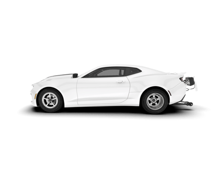 White sport car on transparent background. 3d rendering - illustration png