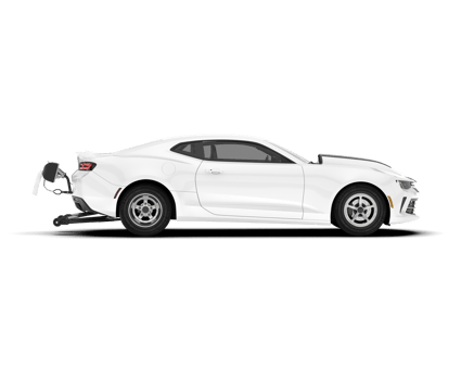 White sport car on transparent background. 3d rendering - illustration png