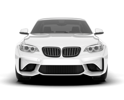 White sport car on transparent background. 3d rendering - illustration png