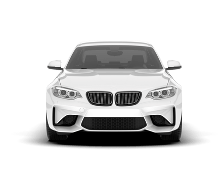 White sport car isolated on transparent background. 3d rendering - illustration png