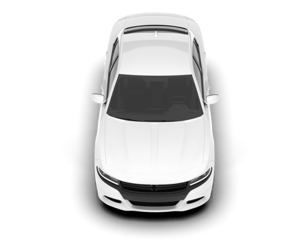White sport car on transparent background. 3d rendering - illustration png
