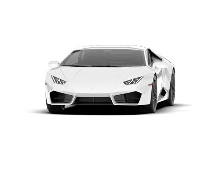 White sport car on transparent background. 3d rendering - illustration png