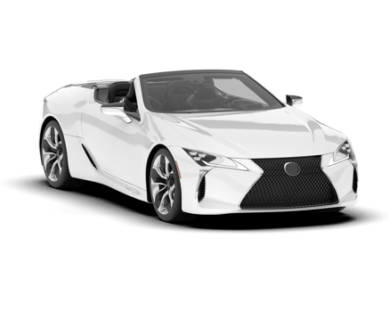 White sport car on transparent background. 3d rendering - illustration png