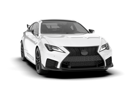 White sport car on transparent background. 3d rendering - illustration png