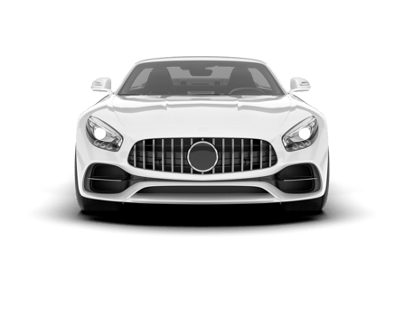 White sport car on transparent background. 3d rendering - illustration png