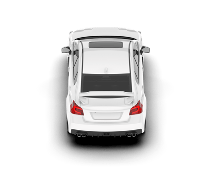White SUV on transparent background. 3d rendering - illustration png