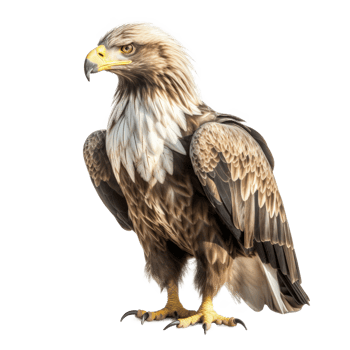 Eagle Bird Isolated. Illustration png