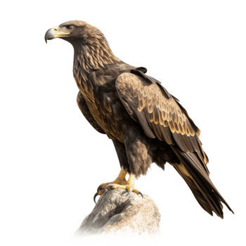 Eagle Bird Isolated. Illustration png