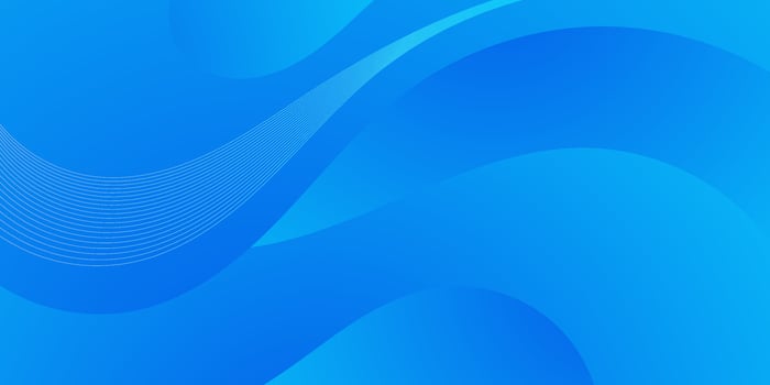 blue wave abstract gradient background vector