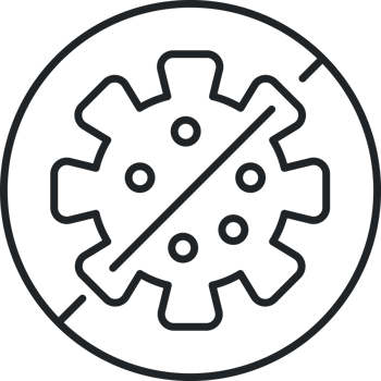 Antibacterial line icon png