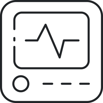 ECG Monitor line icon png