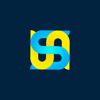 letter s monogram logo concept vector