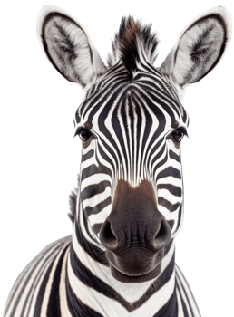 Zebra with . png