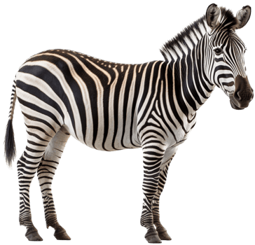 Zebra with . png
