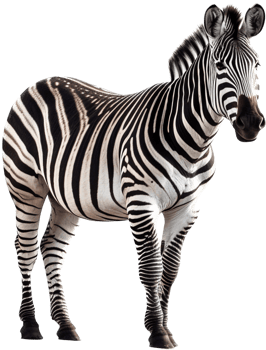 Zebra with . png