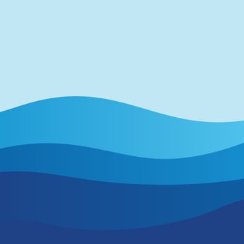 Abstract Water wave vector illustration design background