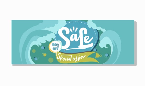 Summer Sale minimalist square banner template. Suitable for social media posts, flyer,backgroud and web internet ads vector