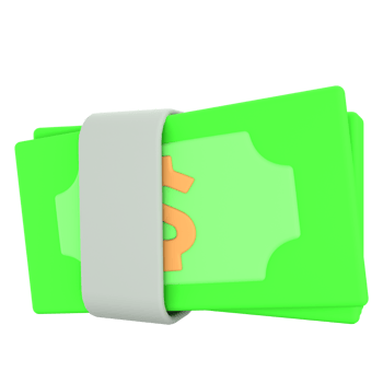 3D Icon bundle of money E Commerce png