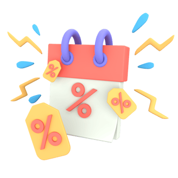3D Icon E Commerce calendar png