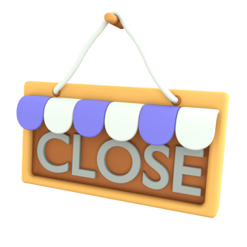 3D Icon open board E Commerce png