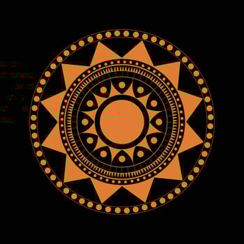 This is  a  Mandala design vector