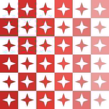Red 4 point star. 4 point star pattern. 4 point star pattern background. 4 point star background. Seamless pattern. for backdrop, decoration, Gift wrapping vector