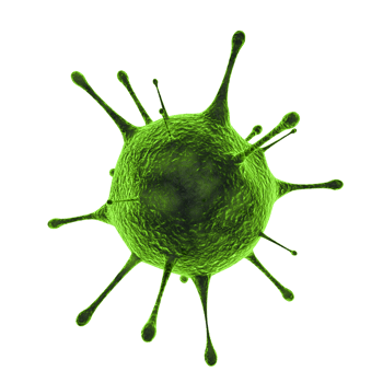 Microscopic Virus Cell png