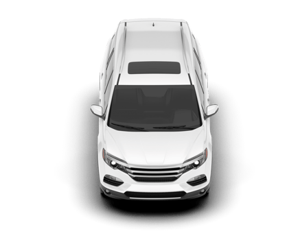 White SUV on transparent background. 3d rendering - illustration png