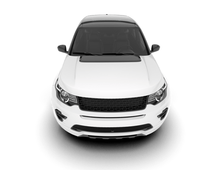 White SUV on transparent background. 3d rendering - illustration png