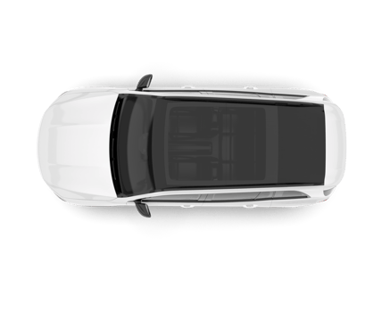 White SUV on transparent background. 3d rendering - illustration png