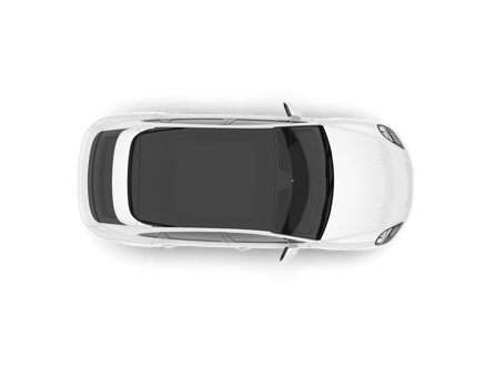 White SUV on transparent background. 3d rendering - illustration png