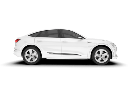 White SUV on transparent background. 3d rendering - illustration png