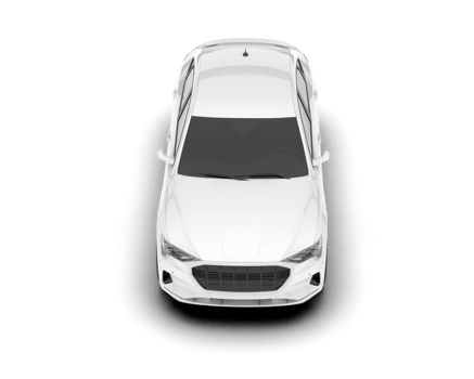 White SUV on transparent background. 3d rendering - illustration png