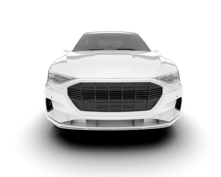 White SUV on transparent background. 3d rendering - illustration png
