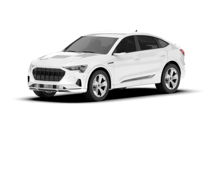White SUV on transparent background. 3d rendering - illustration png