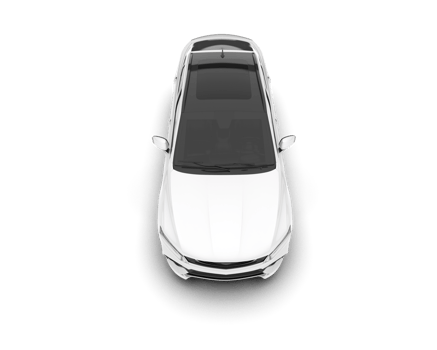 White SUV on transparent background. 3d rendering - illustration png